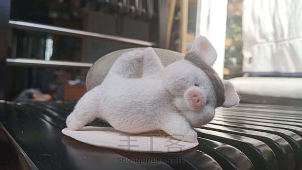 羊毛毡小猪教程,小猪妹的瑜伽