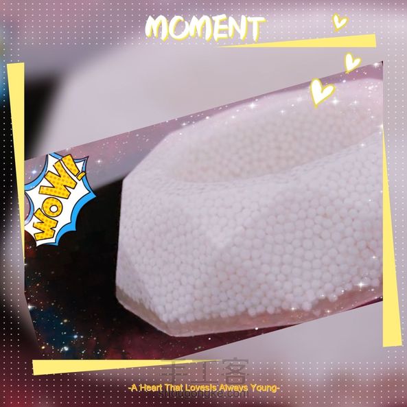 DIY西米雪花烟灰缸