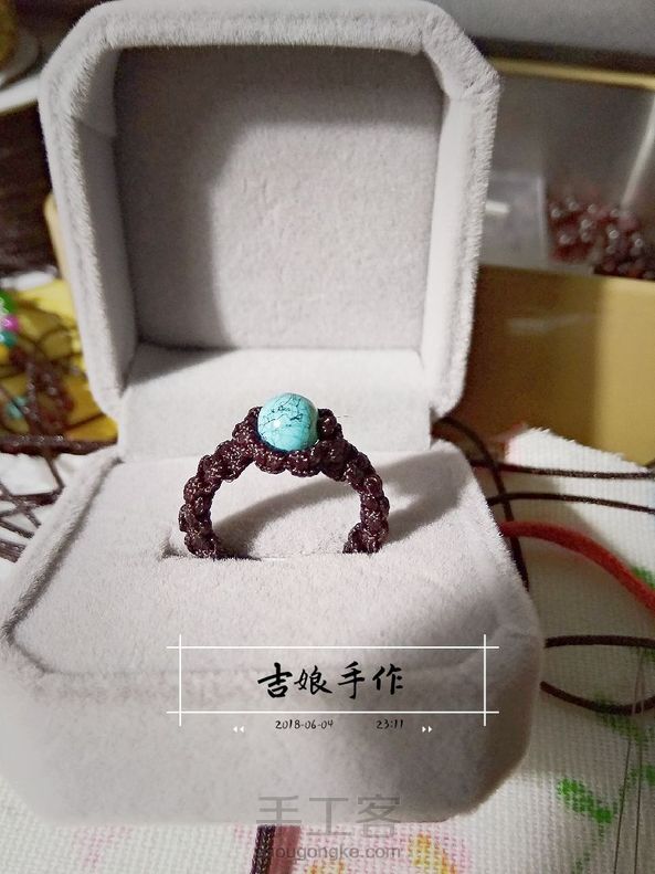 简单的复古绳戒