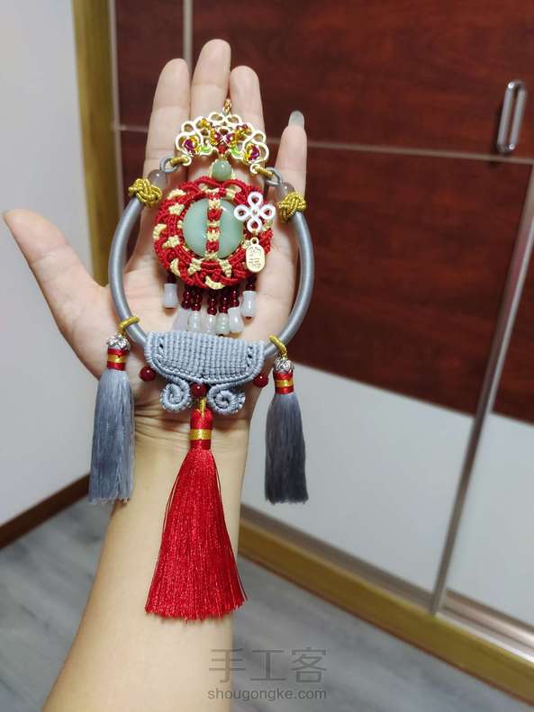 车挂饰品:鸿运当头
