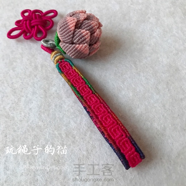 Macrame挂绳|回纹图样挂绳