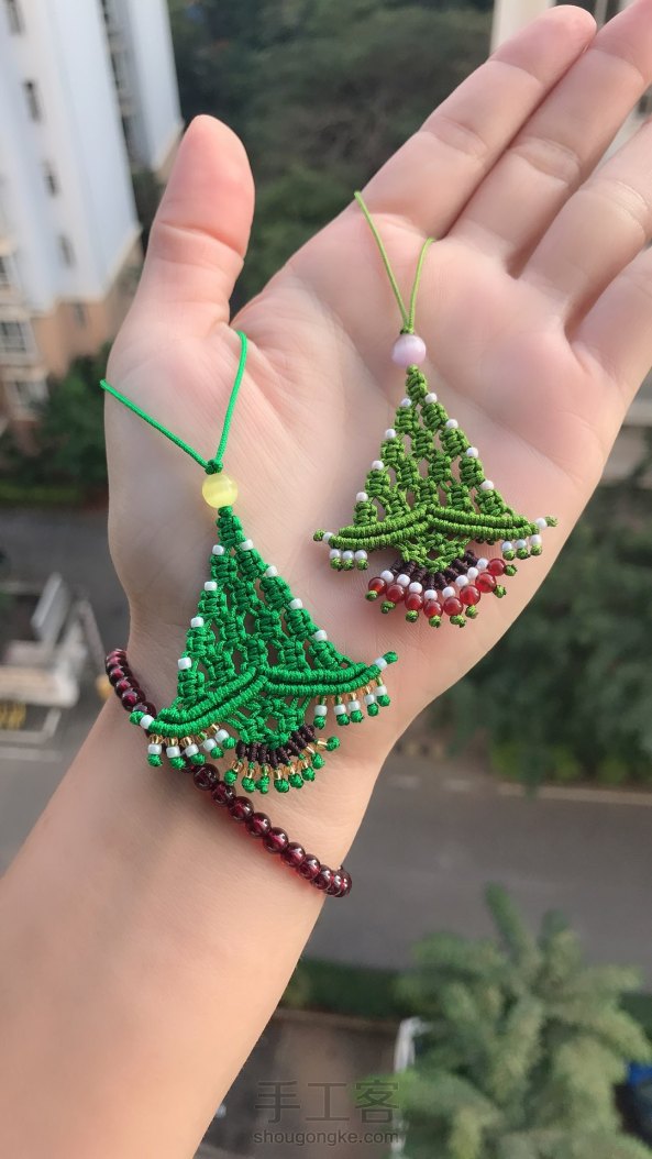 简易圣诞🌲树小挂件