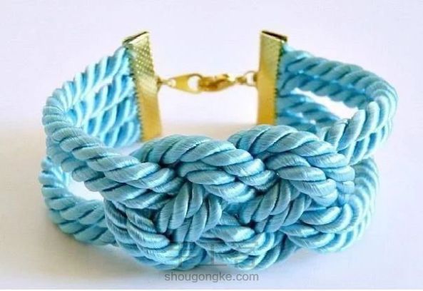 超简单的编织手链的方法