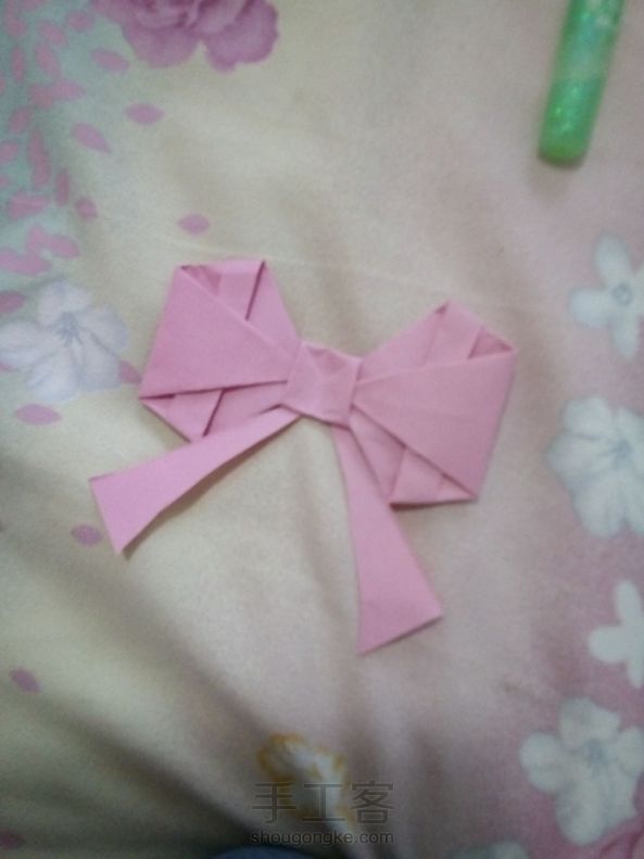 折纸蝴蝶结。