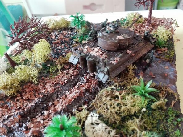 场景沙盘制作(二战)