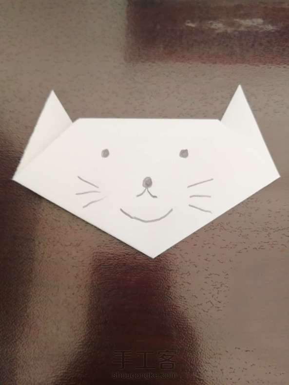 猫头折纸