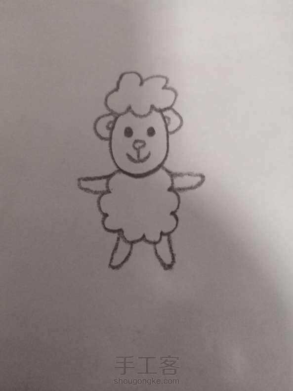 儿童简笔画羊