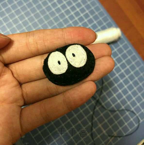 不织布灰尘精灵玩偶教程