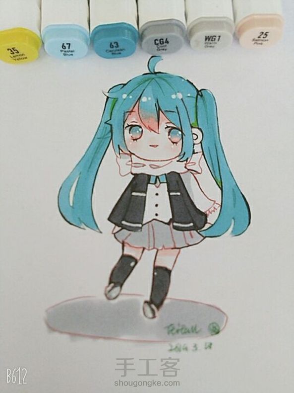 (初音?)马克笔瞎搞