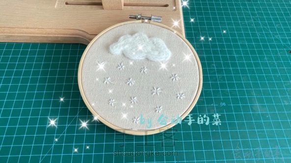 【原创】毛毡云与刺绣雪，一朵白云～一场雪