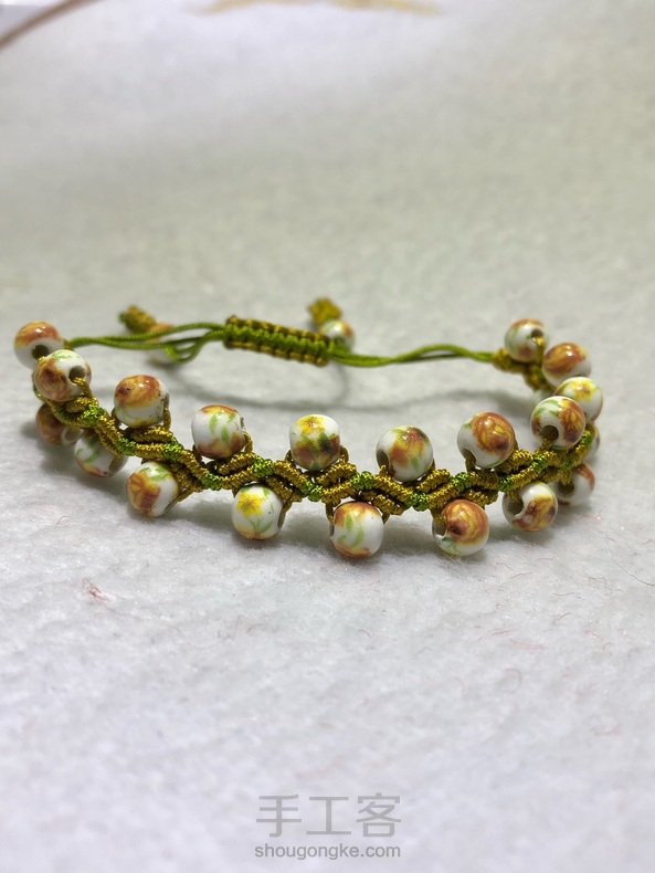 陶瓷珠手链