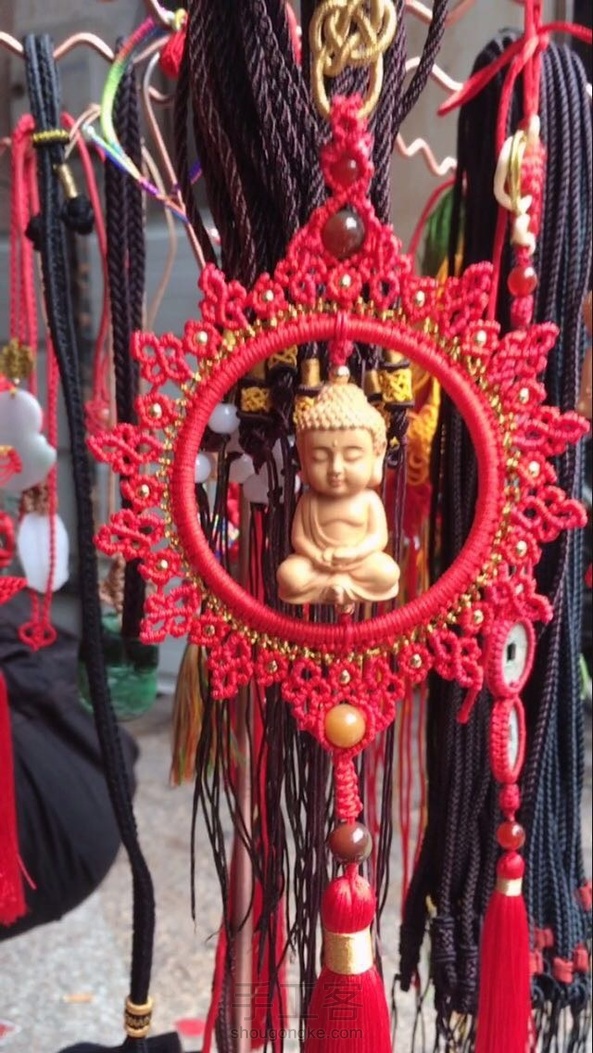 佛光普照平安吉祥车挂