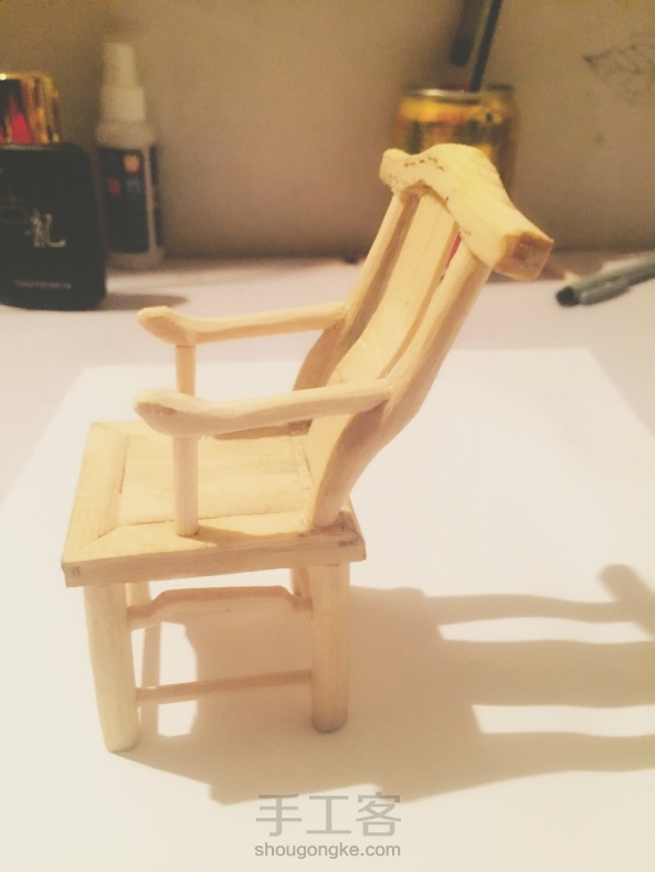 一款椅子的诞生 diy凳子木艺