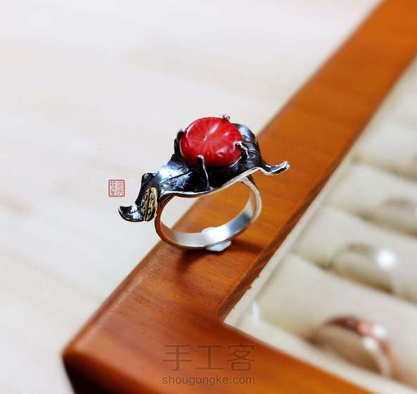 【宝石镶嵌戒指】花见溪原创金工基础课程（学员习作）