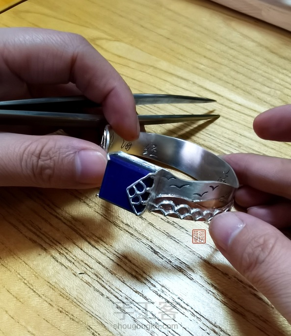 【创意金工】花见溪金工基础多色设计综合创意立体镶嵌手镯