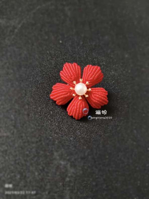 一朵小红花（樱花）