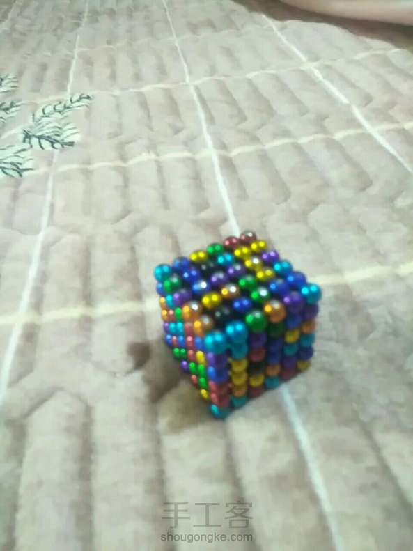 教程:做一个6x6x6的正方体。
