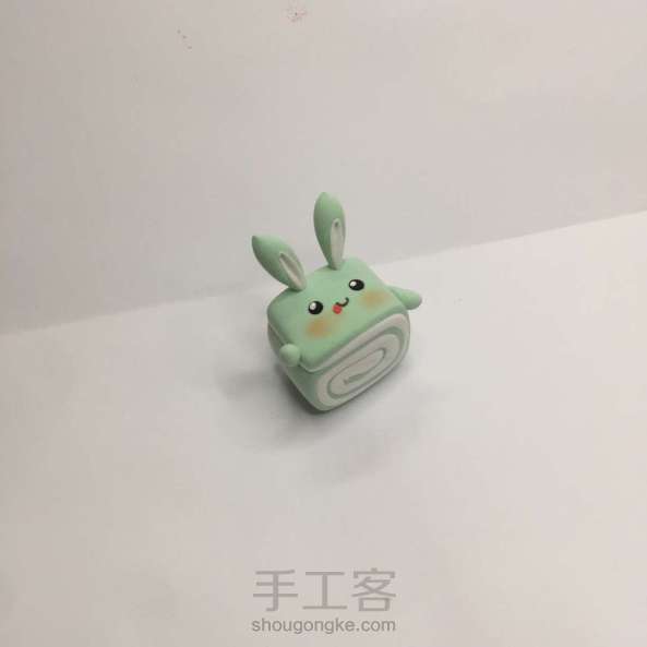 【原创】粘土制作——兔兔甜点系列