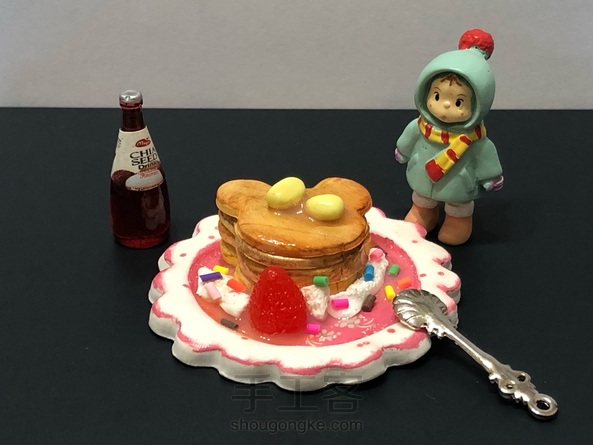 指尖上的美食#小熊松饼