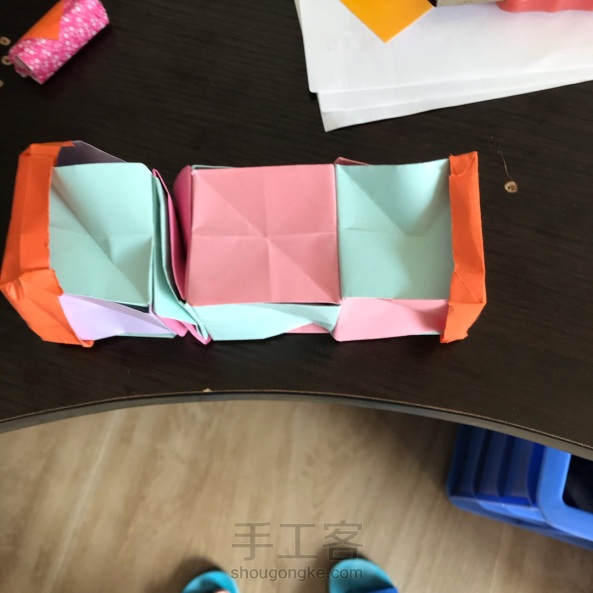 超好玩弹簧玩具礼盒折纸教程