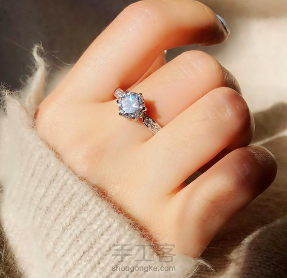 画一颗刻面宝石