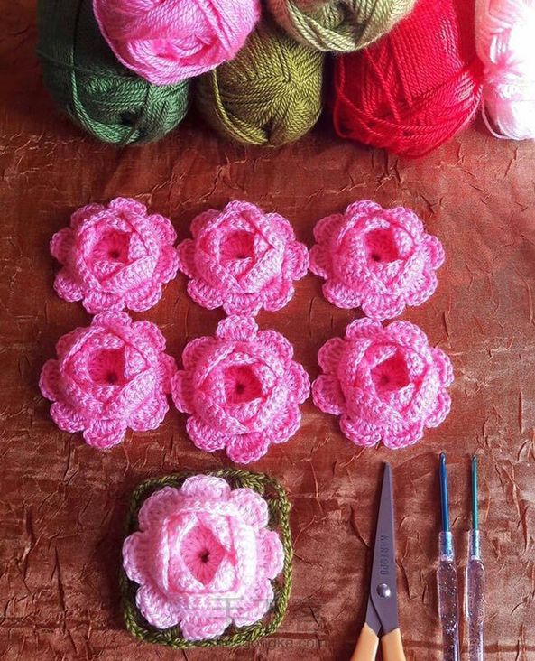 （转载教程）美丽的立体花片教程