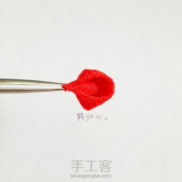 细工花簪之梅花花瓣教程