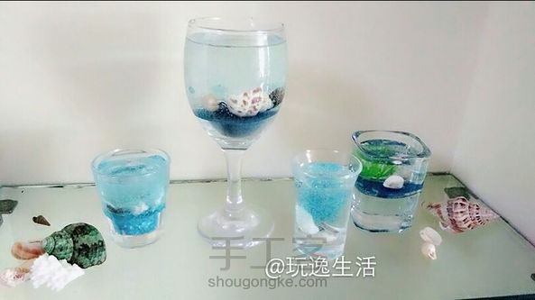 果冻蜡烛杯(海洋世界)