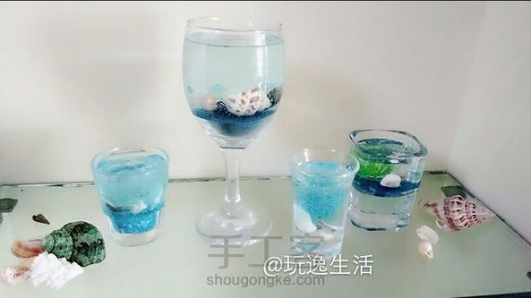 果冻蜡烛杯（海洋世界）