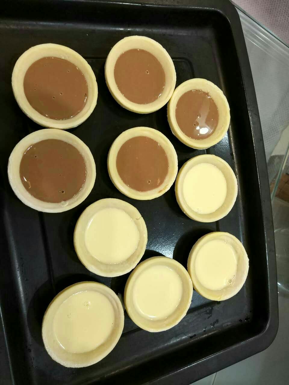 「Baking」巧克力蛋挞椰香蛋挞 第5步