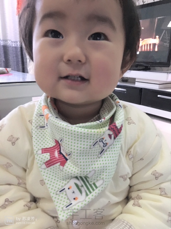婴幼儿三角巾口水巾【成品可售】