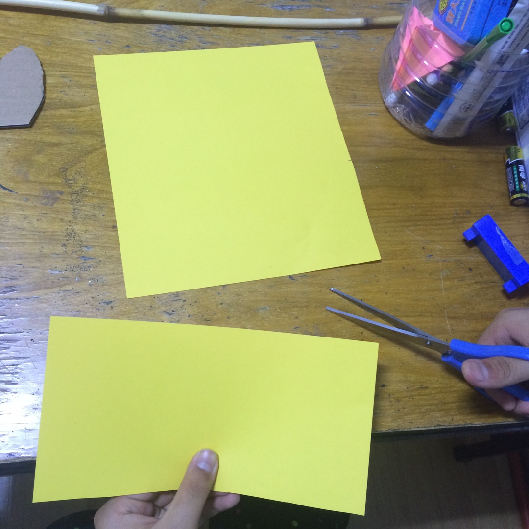 纸板飞机制作教程 第2步