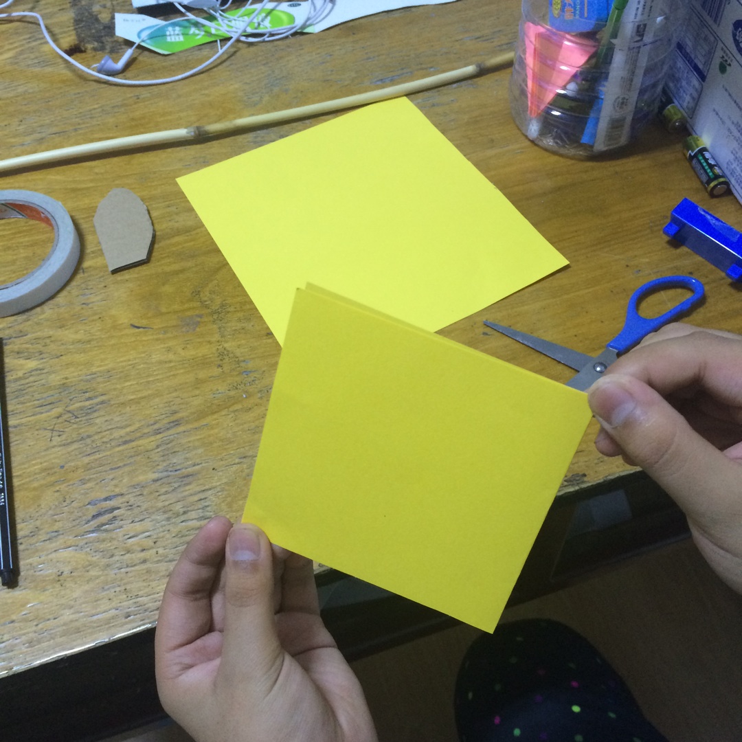 纸板飞机制作教程 第3步