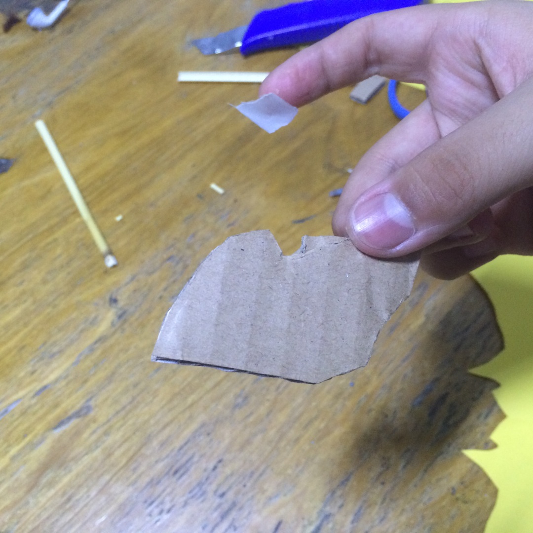 纸板飞机制作教程 第15步