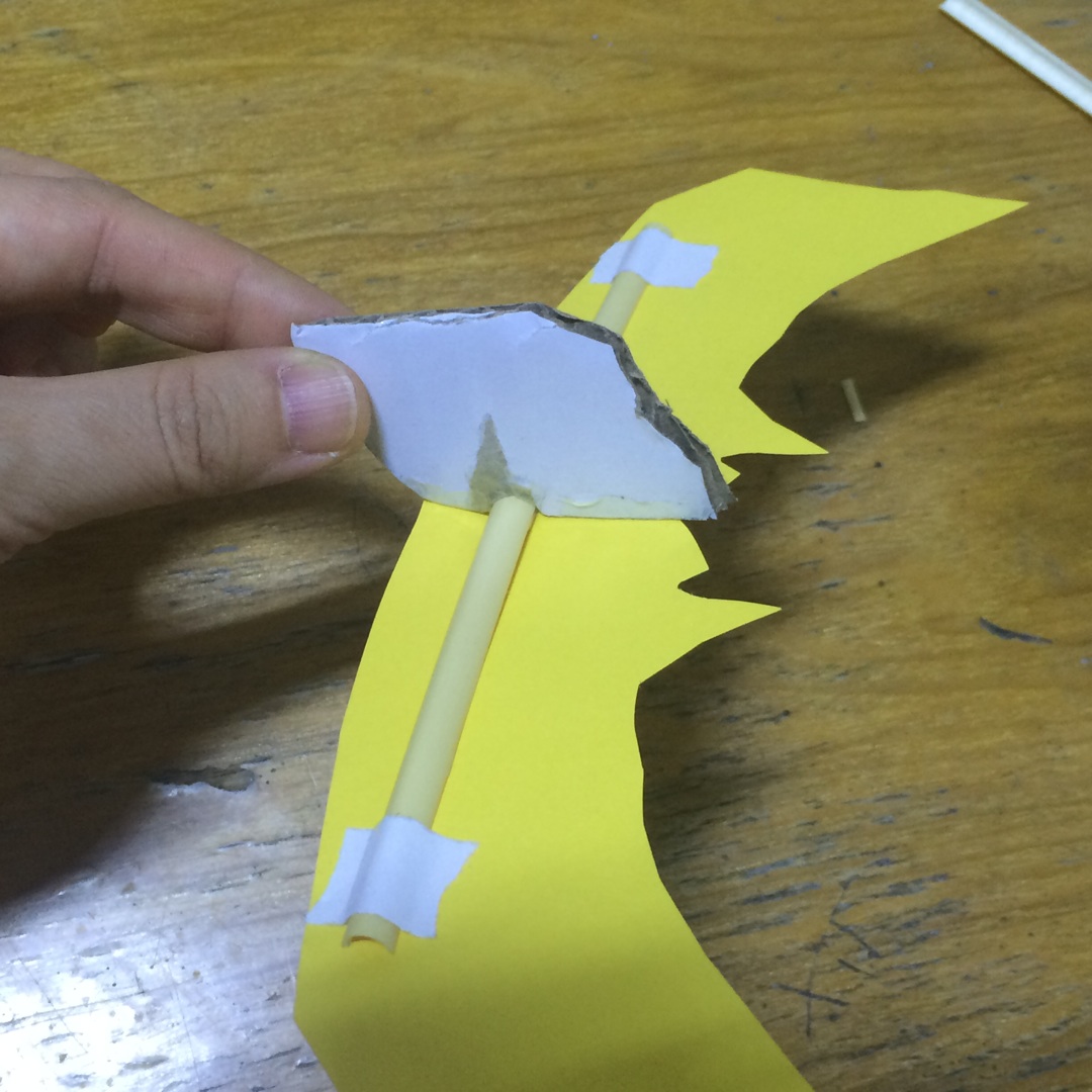 纸板飞机制作教程 第16步