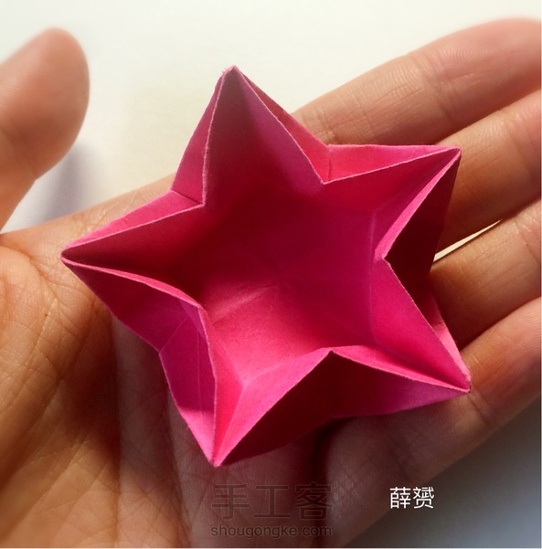 (纸盒系列九十)星星盒子折法
