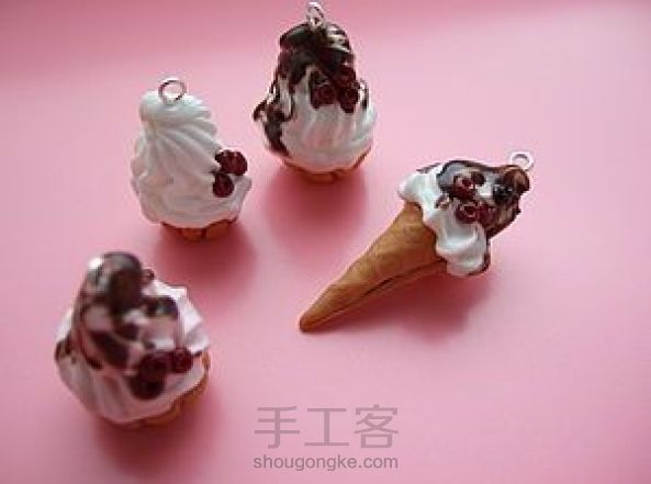 【Daisy分享】软陶系列-迷你冰淇淋