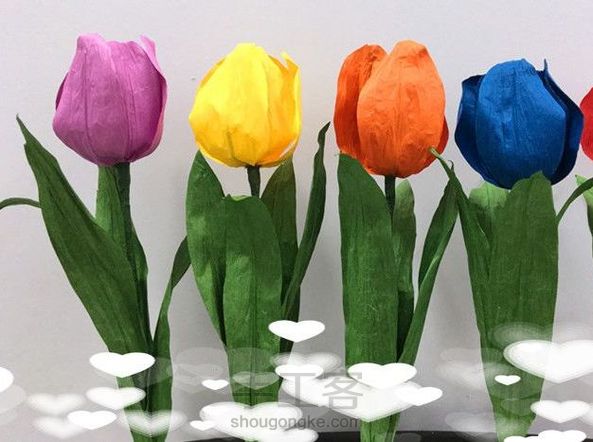 纸艺郁金香制作教程A