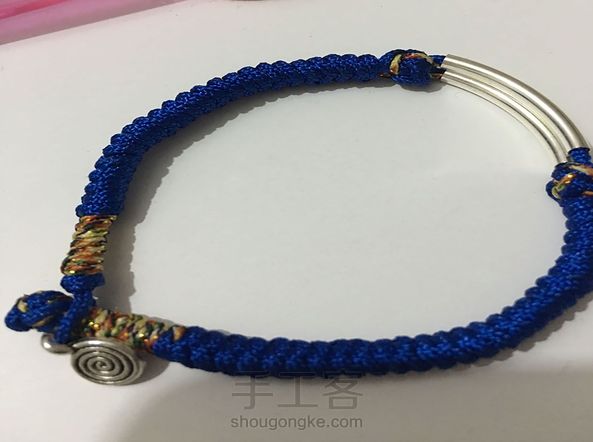 月老红绳 蛇结金刚结编织步骤