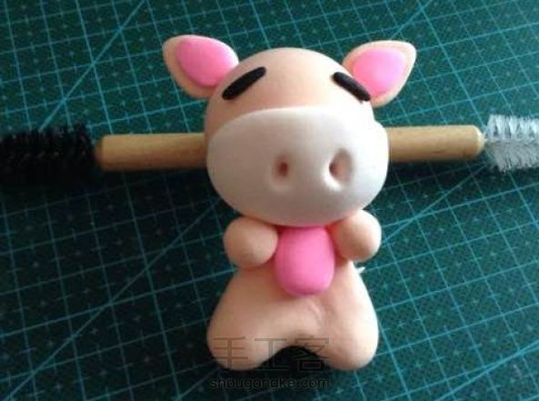 粘土手工课程 DIY十二生肖之生肖猪