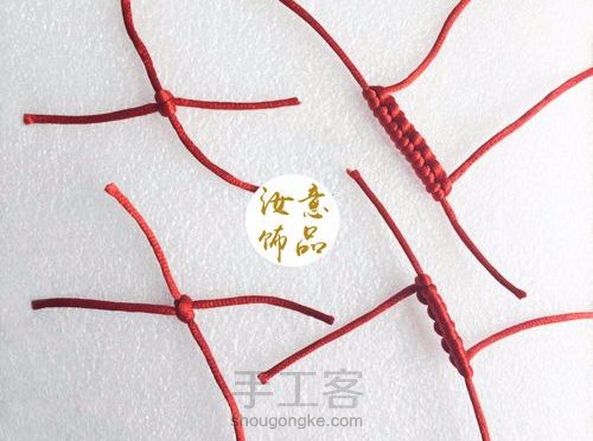 斜卷结(左右、正反)、雀头结(平与立)制作方法