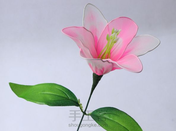 百合花丝网花小教程,欣赏为主哈,能赞就赞,给个鼓励。