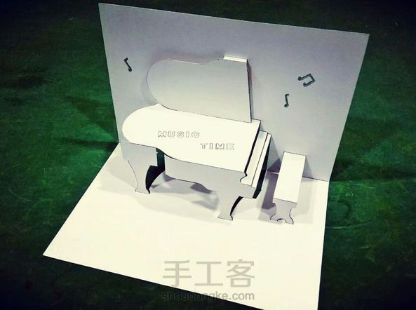 【纸雕贺卡】立体贺卡(第6期)曲线设计与应用