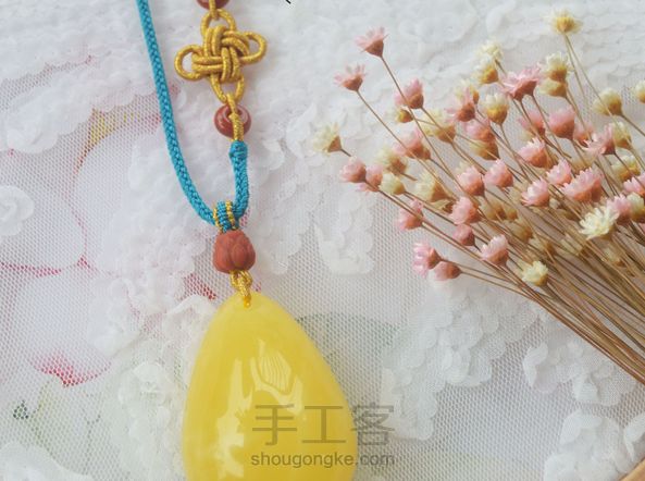 冰花结只会用来做挂件?试试做一款属于自己的毛衣链,附视频教程