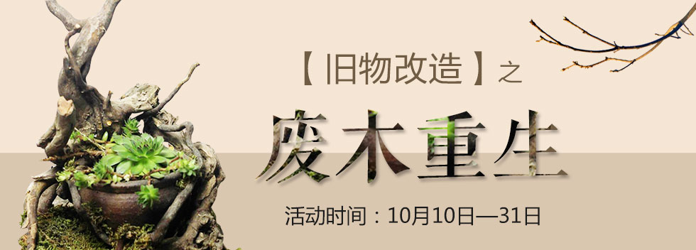 旧物改造之废木重生