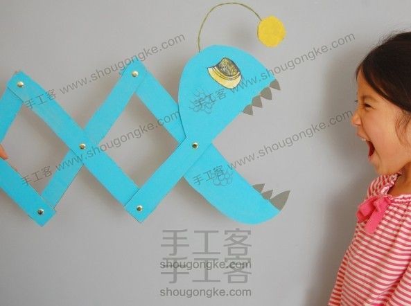 纸板玩具蛇 DIY手工教程