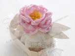 牡丹花，漂亮的雪纺发卡教程