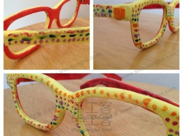 3D眼镜框架涂鸦 教程