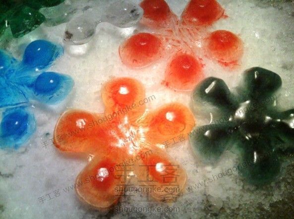 DIY 彩色冰花