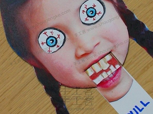 DIY万圣节恐怖面具教程